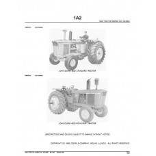 John Deere 5020 Parts Manual from serialnr 025000